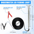 80W 12V 40000 (80W,16.4ft Underwater Fishing Light Lumens Super Bright LED Submersible Green Fish Finder Lamp Night