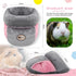 YUEPET Cozy Guinea Pig Bed Cuddle Cave, Warm Fleece Bedding Cushion Nest for Small Animals, Grey