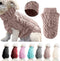 Pet Dog Turtleneck Knitting Sweater Coat - Winter Warmer Thickening Pullover Knitwear for Small Medium Large Dogs (L,