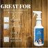 32 Fl.oz Hardfloor Pet Stain & Odor Remover for Hard Wood Floors, Concrete, Laminate, Marble, Ceramic & Travertine