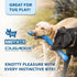 Race&Herd Knotty Ball - Snuffle and Sniffle Toy for Dogs, Boredom Buster Puzzle Toys for Smart Dogs