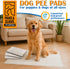 17"x20", 50 Count 6-Layer 4 Paws & Claws Premium Disposable Dog & Puppy Pee Pads Small LeakProof, Super Absorbent