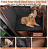 420lbs, Hammock Hard Bottom Back Seat Extender for Dogs, Dog Car Seat Cover for Back Seat, Holds Durable Waterproof Pet