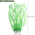 Large Plastic Aquarium Plants, Tall 20.47" Green Decor, Big Aquarium Plants for Fish Tanks (2pcs)