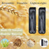 Reusable Travel Utensils Set with Case, 2 Sets Wheat Straw Portable Plastic Fork Spoons Knife Cutlery, Camping Eco-Friendly BPA Free Tableware for Kids Adults Work Picnic or Daily Use (Black) by MaoMaoCha