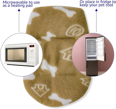 Pet Fit For Life Heartbeat Dog Toy - Calming Anxiety Puppy Sleep Aid with USB Rechargeable Heart Beat Simulator