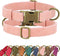 Didog Soft Leather Dog Collar, Durable Heavy Duty with Quick Release Metal Buckle, Adjustable Pink for Large Medium