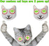 Smokey's Stash Cat Toys - Catnip Filled Banana, Avocado, Sisal Mouse, and Ball for Cats
