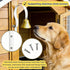 7.09 Inch 3 Dog Doorbell for Potty Training, Wall Mounted Bronze Bell with White Metal Bracket, Height, Includes