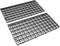 ALEGI Aquarium Plastic Grid Divider Tray, Egg Crate Isolate Board for Fish Tank Bottom (Black 2 Pcs)