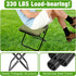 JELUTRIC 350 LB,Backpack Portable Ultralight Collapsible Camping Stool,Stool Folding Chair,Lightweight Handy Fishing