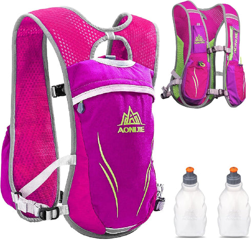 YAPJEB Hydration Running Vest 5L, 5.5L Running Water Backpack for Trail Marathon Running Race Cycling Hiking