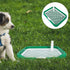 Indoor Dog Potty Tray with Raised Mesh Grate, Portable Small to Medium Dog Bedpan for Puppy Training and Indoor