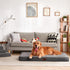 EHEYCIGA Orthopedic Medium Dog Beds, Removable Washable Cover for Crate, Grey, 30x20