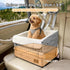 35 lbs Dog Car Seat for Small Dogs Patented Safety Buckle, Booster Seat with Safety Leash, Travel Car Seats for Dogs Up