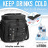 Golf Cart Cooler Bag - Insulated 12-Can Leakproof Soft Cooler with Multi-Pockets