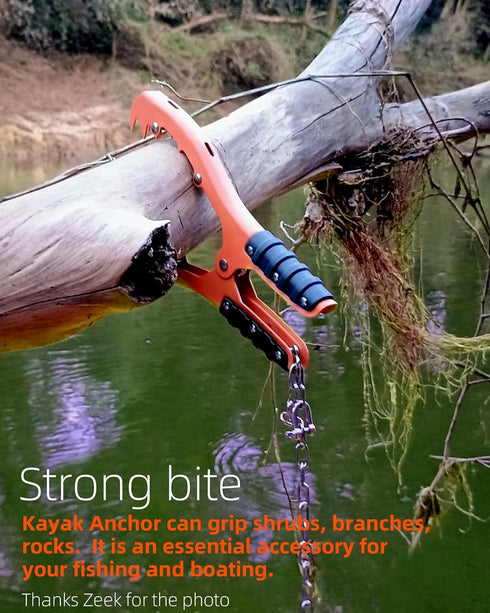 Kayak Brush Gripper, Securely Anchor Your Kayak, Kayak Anchor Grip, Canoe Accessories, Brush Clamp Anchor