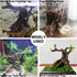 Hermit Crab Climbing Toys, Artificial Tree Trunk Ornaments for Betta Fish Hideout Decor