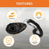 Dog Training Clicker, Pet Training Tool with Wrist Strap for Dogs, Cats, and Puppies