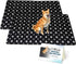 EZwhelp Reusable Dog Pee Pads, Washable Waterproof Mats for Potty Training or Whelping, 39x39 Inch, 2 Pack