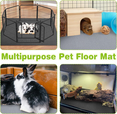 2 118x18Inch, BNOSDM Pcs Waterproof Guinea Pig Cage Liner Washable Rabbit Bedding Liners Reusable Small Animals Pads