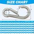 Outmate 316 Hammocks, Marine Grade Stainless Steel Carabiners Heavy Duty, Durable & Rust-Free Clips for Gym, Swing, Dog