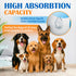 17"x20", 50 Count 6-Layer 4 Paws & Claws Premium Disposable Dog & Puppy Pee Pads Small LeakProof, Super Absorbent
