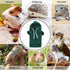 Ferret Clothes, Hamster Sweatshirt, Guinea Pig Hoodie, Bunny Hamster Clothing, Small Animal Warm Vest, Green S Red