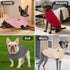 KYEESE Soft Pullover Dog Sweater for Medium Dogs, Warm Turtleneck Knitwear with Gingham Patchwork, Thick Pet Coat