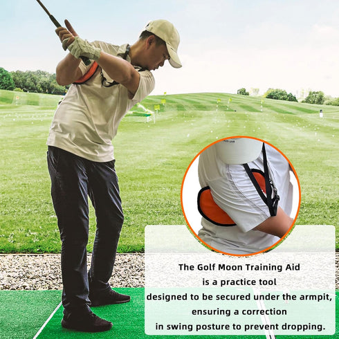 THE GOLFER STORE Golf Swing Trainer Aid, Portable Golf Training Aid for Beginners, Corrects Posture
