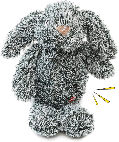 SPOT Cuddle Bunnies Dog Toy, Soft Plush Fabric with Squeaker, Perfect for Cuddling, 13" Rabbit