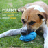 EASTBLUE Squeaky Dog Toys for Aggressive Chewers, Rubber Puppy Chew Ball with Squeaker, Durable Pet Toy