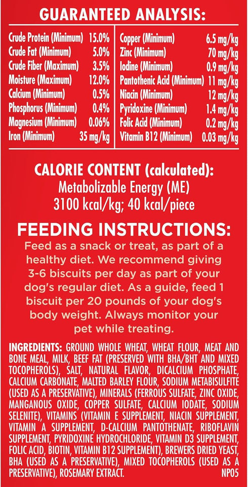 Milk-Bone Original Dog Treats for Medium Dogs, 10 Pound - Crunchy Biscuit Helps Clean Teeth