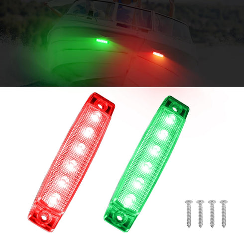 RVZONE Boat Navigation Lights, Marine Boat Stern Lights for Boats 12V Waterproof