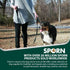 Sporn Dual Handle Padded Dog Training Leash, 6ft Heavy Duty for Maximum Control, Reflective Strap for Visibility