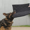MABOZOO Indestructible Dog Beds, Chew Proof Quilted Dog Crate Pad for Small Dogs, Machine Washable, Black (17x23 in)