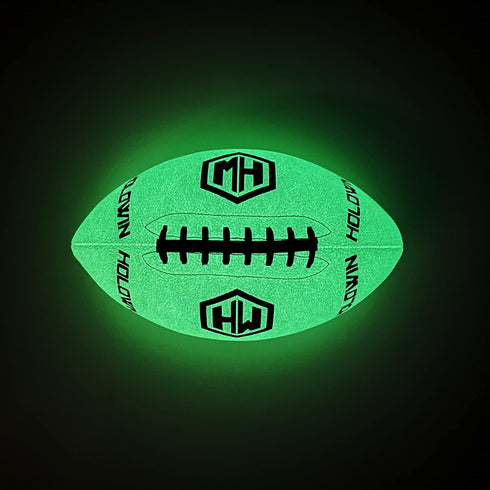 Holographic Luminous Light Up Reflective Football, Glowing in The Dark, Great Toy Gifts for Boys, Kids, Men