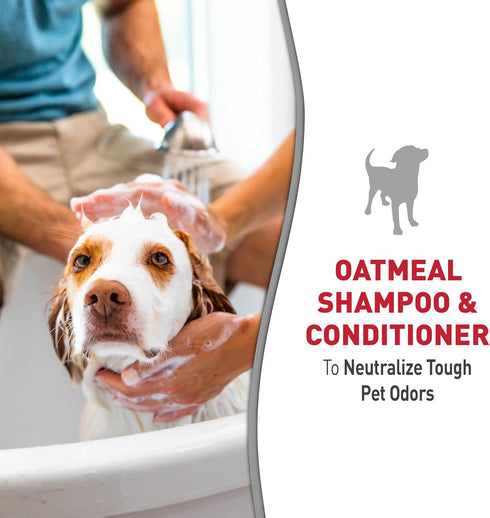 16 Natures Miracle Oatmeal Shampoo for Dogs, Ounces, Pistachio Cream Scent