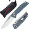 Firebird GANZO F7601 Pocket Folding Knife, 440C Stainless Steel Blade, G-10 Anti-Slip Handle, Grey