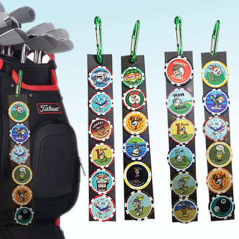 Vegas Golf 4-Pack Magnetic Chip Strips