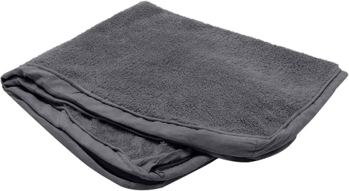 Furhaven Replacement Dog Bed Cover, Terry & Suede Mattress, Machine Washable - Gray, Large