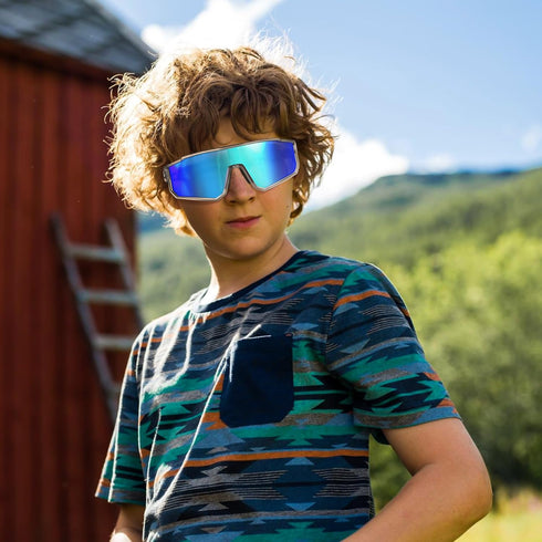 Youth Baseball Sunglasses, Kids Polarized Sports Sunglasses,UV400 Protection Glasses for Boys Girls Softball Cycling