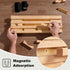 DIY Hangboard Rock Climbing, Wooden Climbing Hang Board as Training Fingerboard with Magnetic Multifunctional Block