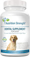 Daily Dental Care Supplement for Dogs with Organic Kelp, Strawberry Leaf, Pumpkin Seed, 120 Chewable Tablets