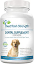 Daily Dental Care Supplement for Dogs with Organic Kelp, Strawberry Leaf, Pumpkin Seed, 120 Chewable Tablets