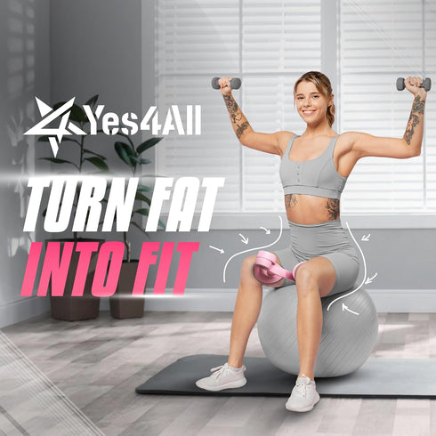 Yes4All 360 Hip Trainer, Kegel, Pelvic Floor & Thigh Exerciser for Women, Leg Toning & Inner Thigh Workout Tool, Home