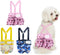 MGY 3 Pack Washable Female Dog Diapers with Suspender - Reusable Super Absorbent