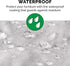 Furhaven Waterproof Throw Blanket for Dogs & Indoor Cats, Washable Shaggy Plush Calming Long Faux Fur Blanket (Mist