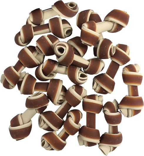 CHOMP 'EMS Chicken & Peanut Butter Hide Free Dog Chews - 20 Count, Rawhide Free Chew for All Life Stages