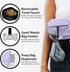 Pup Culture Cross Body Dog Training Treat Pouch | Removable Treat Pouch with Poop Bag Dispenser | Stylish Lavender